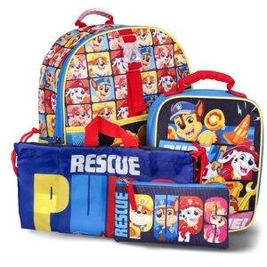 Paw Patrol 14" Children's Lighted Backpack 4-Piece Set, Multicolor